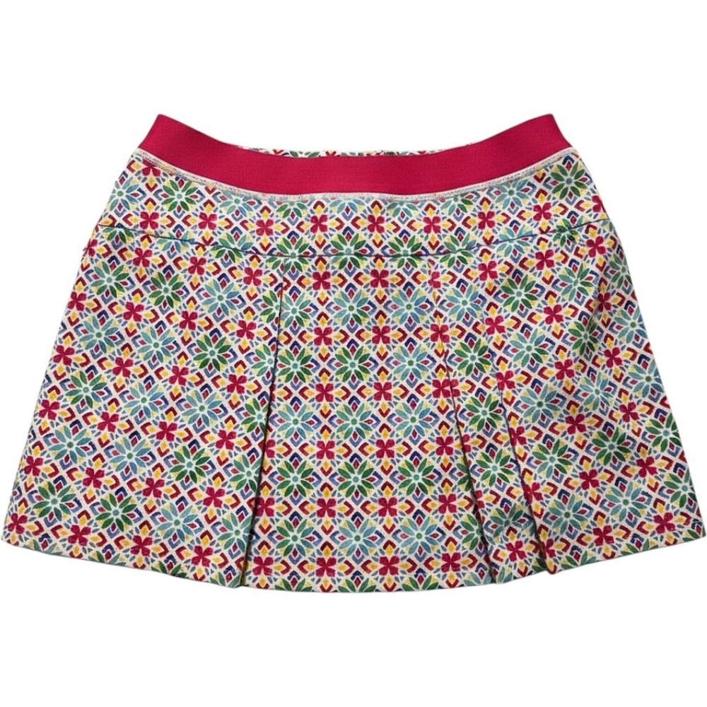 RLX Ralph Lauren Golf Skort Women XS Multi New Pleated Tile Print Athletic Skirt - Picture 1 of 5